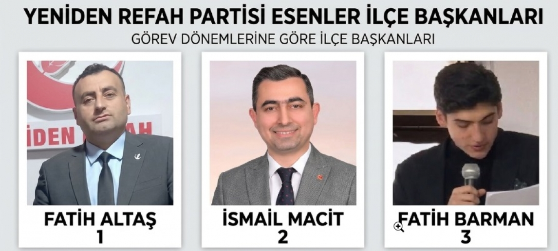 ESENLER YENİDEN REFAH’TA BAŞKANLIK DÜĞÜMÜ! GÖZLER YENİ ATAMADA