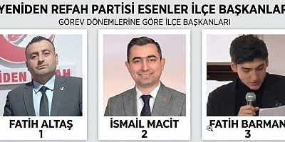 ESENLER YENİDEN REFAH’TA BAŞKANLIK DÜĞÜMÜ! GÖZLER YENİ ATAMADA